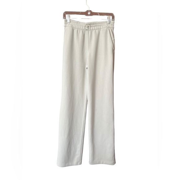 lululemon athletica Pants - Lululemon Softstreme Mid rise Off White Athleisure Pants Size 6